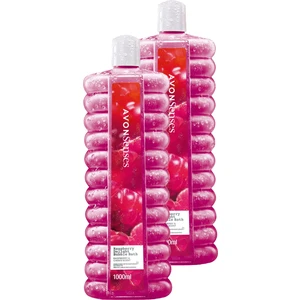 Senses Raspberry Delight Ahududu ve Frenk Üzümü Kokulu Banyo Köpüğü 1 Lt. Ikili Set