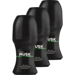 Musk Instinct Erkek Rollon 50 Ml. Üçlü Set