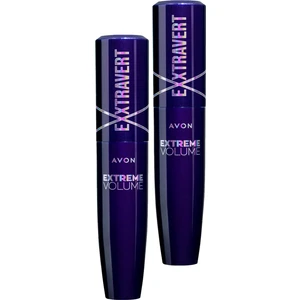 Exxtravert Ekstra Hacim Veren Maskara 9 Ml. Blackest Black Ikili Set