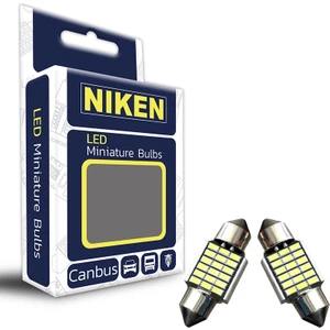 Sofit Beyaz Led Ampul Canbus 31mm 12V 18 Led