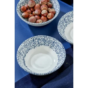 Lüx 6'lı 11 cm Porselen Desenli Kase Servis Sunum Çerez Seti