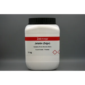 Zag Kimya Jelatin Toz (200 Bloom, Sığır) (Gıda Kalitesi) - 1 kg