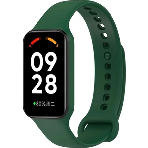 Xiaomi Mi Band 8 Active Uyumlu Yüksek Kalite Silikon Kordon Kayış