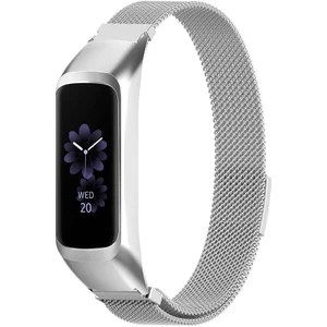 Samsung Galaxy Fit 2 R220 Uyumlu Metal Hasır Mıknatıslı Kordon Kayış