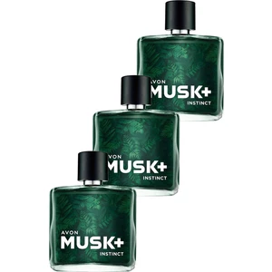 Musk İnstinct Erkek Parfüm EDT Üçlü Set 75 ml