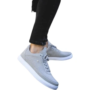 Mackrock Sports Deri Günlük  Rahat Kaliteli Bağcıklı Casual Astarlı Şık Erkek Sneaker Spor Ayakkabı