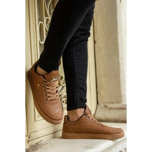 Mackrock Sports Deri Günlük Ortopedik Rahat Kaliteli Bağcıklı Casual Astarlı Şık Erkek Sneaker Spor Ayakkabı