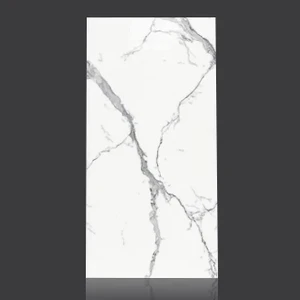 Renkli Duvarlar 60 x 30 cm Shiny Net Gri Mermer Desenli Yapışkanlı Karavan Prefabrik Banyo Wc Duvar Kaplama Paneli