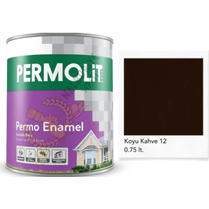 Enamel Sentetik Yağlı Boya Koyu Kahve 0.75 Lt.