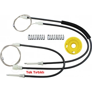 Skilit Samsun Oto Kilit Bmw 5 Serisi E39 Uyumlu 1995-1999 Arası Ön Camlar Cam Kriko Teli ve Makarası Tamir Seti_