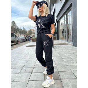 Kokoşum Butik 4607 Ck Taşlı Takım Siyah