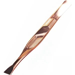 Akustik Cımbız Rose Gold Kaydırmaz Düz Uçlu XLC504