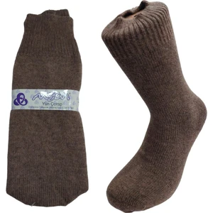 1. Kalite Yerli Üretim Erkek Yün (Wool) Soket Çorap