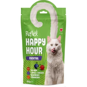 Happy Hour Kuzu, Somon ve Tavuklu Kedi Ödül Maması 60 gr