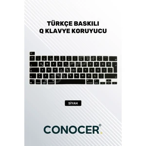 Macbook Pro M2 13INC Uyumlu Klavye Koruyucu A2289 2251 A2338 A2141 Türkçe Baskı