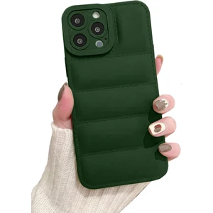 iPhone 15 Pro Max Uyumlu Airbag Puffer Modeli Darbeye Dayanıklı Silikon Şişme Kılıf