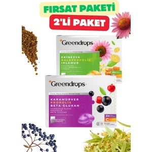 2x Bitkisel Drops Boğaz Pastili - Orman Meyve ve Limon Aromalı