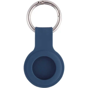 Airtag Için  Uyumlu Anahtarlıklı Koruyucu A010 Silikon Kılıf Lacivert