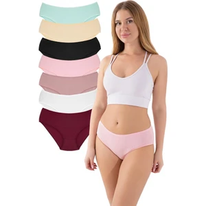 Mrr Majestic Kadin Kilot 7li  Paket 100% Pamuk