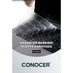 Macbook Pro M2 13INC Uyumlu Klavye Koruyucu A2289 2251 A2338 A2141 Türkçe Baskı