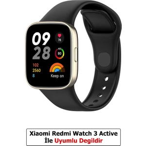 Xiaomi Redmi Watch 3 Uyumlu Silikon Kordon