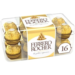 Ferrero Rocher T16 Fındıklı Truffle 16 Lı Çikolata Gold Rocher 200 gr