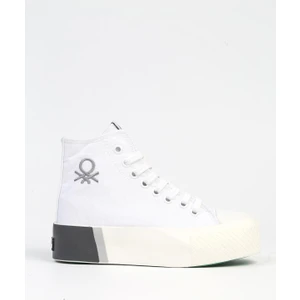 BN-30938 - 3114 Beyaz Gri - Kadın Spor Ayakkabı