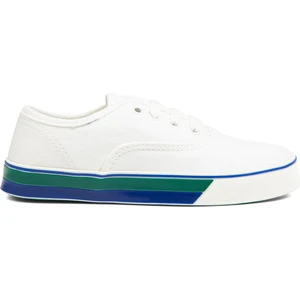 BN-30957- 3570 Beyaz Yeşil - Çocuk Spor Ayakkabı