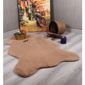 My Evilla Tavşan Tüyü Dekoratif Ultra Yumuşak Post Peluş Kaymaz Halı