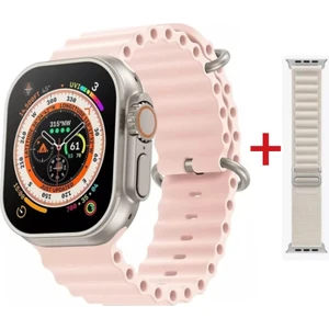 Watch 8 Ultra Pembe Akıllı Saat