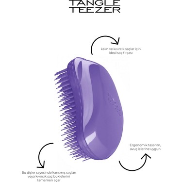 Tangle Teezer The Original Detangling Violet Saç Fırçası Fiyatı