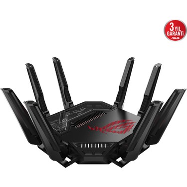 ASUS ROG Rapture GT-BE98 Wi-Fi 7ルーター Asus Rog Rapture GT-BE98 Gaming Extendable Router BE98 Wifi7 Fiyatı