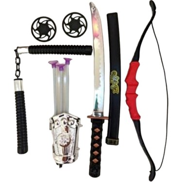 PopŞeker Oyuncak Ninja Samuray Kılıcı, Ok Yay ve Mınçıkası Fiyatı