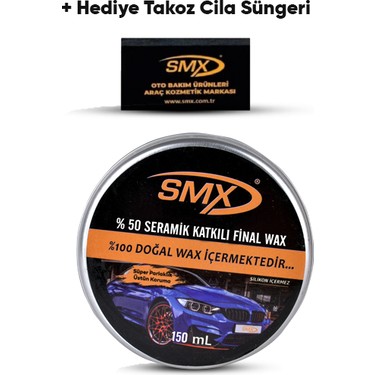 Smx Final Wax 150 ml + Hediye Takoz Cila Süngeri Fiyatı