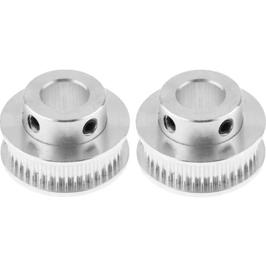 Internet Gt2 Zamanlama Kasnağı 40 Diş 10MM Delik 3D Yazıcı Cnc Için 6mm Genişlik Kemer 2 Parça