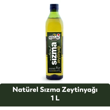 Kavlak Naturel Sızma Soğuk Sıkım Zeytinyağı 1 Lt Pet