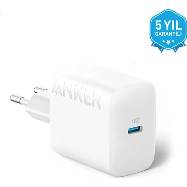 Anker 20W USB-C Şarj Cihazı - iPhone & Android ile Uyumlu Type-C Hızlı Şarj Adaptörü-  A2347 -