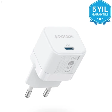 Anker PowerPort III Cube 20W USB-C Güç Adaptörü -