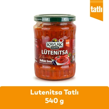 Kavlak Zeytin Kavlak Lütenitsa Tatlı 540 Gr Doğal Balkan Sosu Kahvaltılık Aromalı
