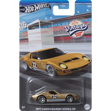 レッドラインクラブ・エクスクルーシブ - '71 ランボルギーニ・ミウラ Hot Wheels 1971 Lamborghini Miura Sv - Vintage Racing Club Fiyatı