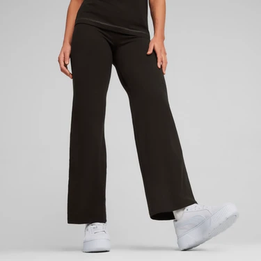 Puma Ess+ Straight Leggings Kadın Eşofman Altı 68040501-SIYAH Xs -