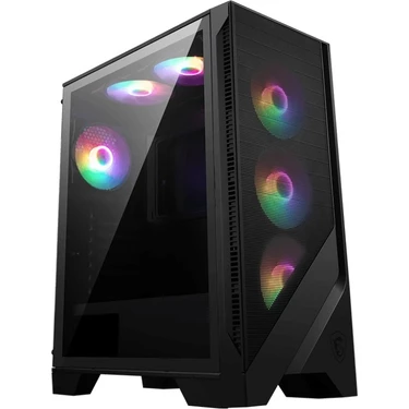 MSI MAG FORGE 120A AIRFLOW Temperli Cam 6 x120mm Auto RGB Fan ATX Gaming Bilgisayar