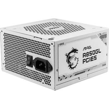 MSI PSU MAG A850GL PCIE5 WHITE 850W 80+ GOLD POWER