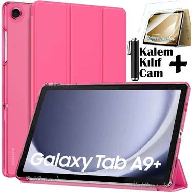M.TK Moveteck Samsung Galaxy Tab A9 Plus 11 Inç SM-X210 Tablet Kılıfı Akıllı Smart Uyku Modlu