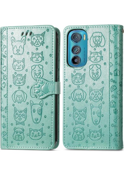 Moto Kenar 30 Için Kılıf Kısa Kayış Kapak Çevirin Kılıf Karikatür Hayvanlar (Yurt Dışından) fiyatları