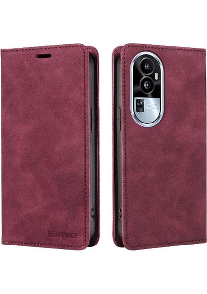 Oppo Oppo 10 Pro 5g Için Kılıf Koruyucu Folyo Cüzdan Manyetik Pu Deri (Yurt Dışından)