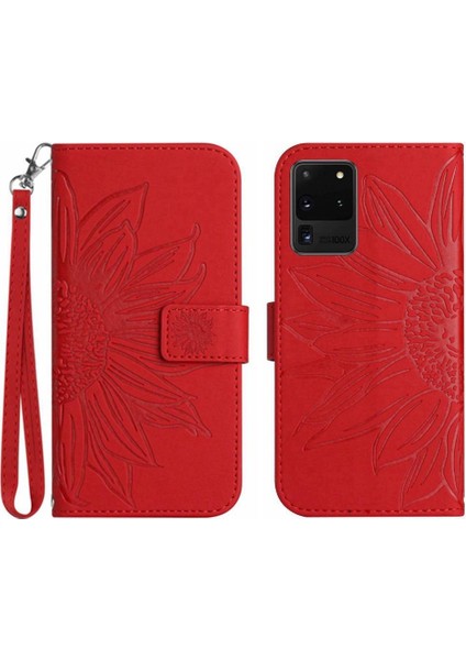 Samsung Galaxy S20 Ultra Flip Cüzdan Telefon Kılıfı Için Kart Yuvaları ile (Yurt Dışından)