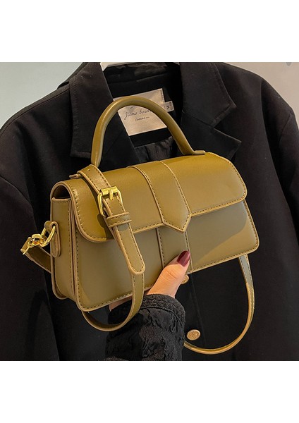 Niş Tasarım Kıdemli Doku 2024 Yeni Moda Bayanlar Yüz Sınıf Commuting Crossbody Çanta Çanta Küçük Kare Çanta (Yurt Dışından) modelleri