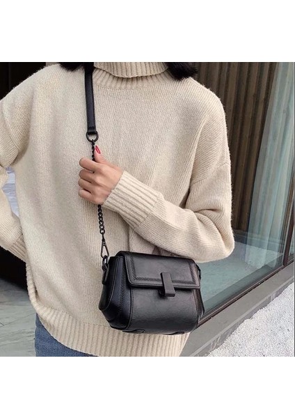 Anlamda Küçük Çanta Kadın 2024 Yeni Gelgit Omuz Crossbody Çanta Moda Yüzlerce Net Kış Bayan Zincir Çanta (Yurt Dışından) fırsatları