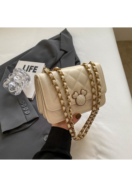 Çantalar Bayanlar 2024 Yeni Sonbahar ve Kış Modelleri Retro Yüzlerce Tek Omuz Crossbody Çanta Kıdemli Anlamda Elmas Zincir Küçük Kare Çanta (Yurt Dışından) fiyatları